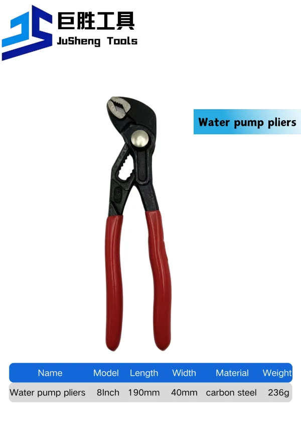 high quality adjustable multi function high carbon steel water pump plier diy plumber hand tools with oem customization support
