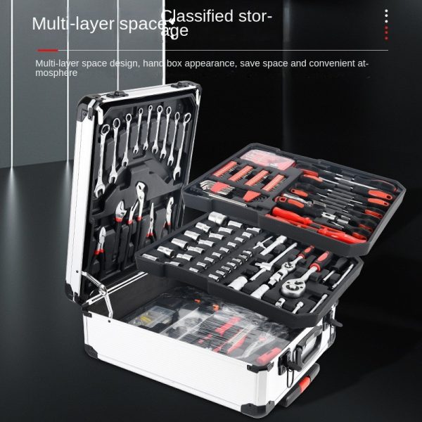 household multi functional maintenance suit for electricians full set of hand tools repair manual wholesale hardware toolbox