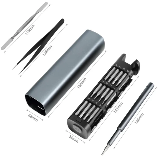 hot selling 46 in 1 portable magnetic screwdriver set with 42pcs interchangeable s2 steel bits professional hand repair tool kit