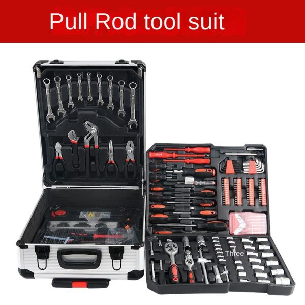 household multi functional maintenance suit for electricians full set of hand tools repair manual wholesale hardware toolbox