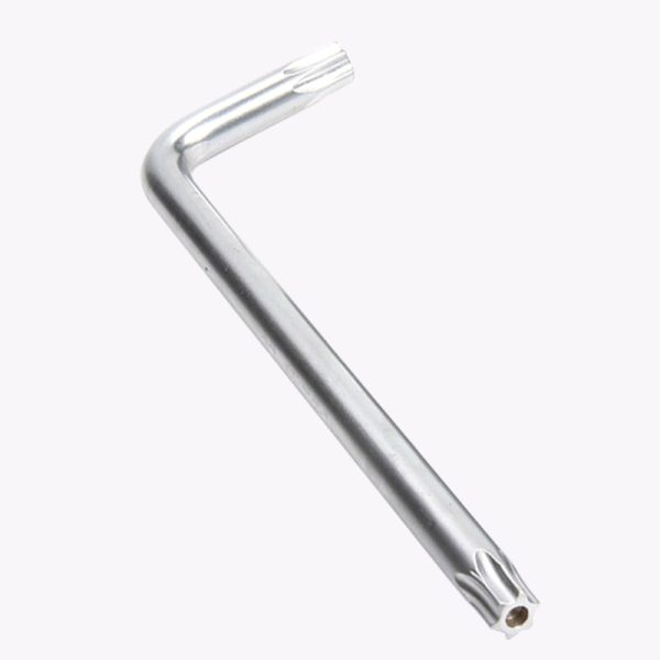 hand tool l shaped t8 t30 carbon steel plum wrench anti theft key wrench with hole oem customizable