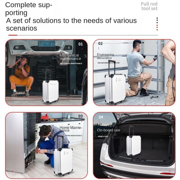 household multi functional maintenance suit for electricians full set of hand tools repair manual wholesale hardware toolbox